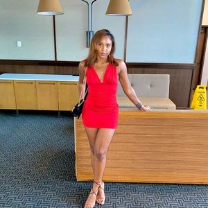 Showpo Red Mini Dress